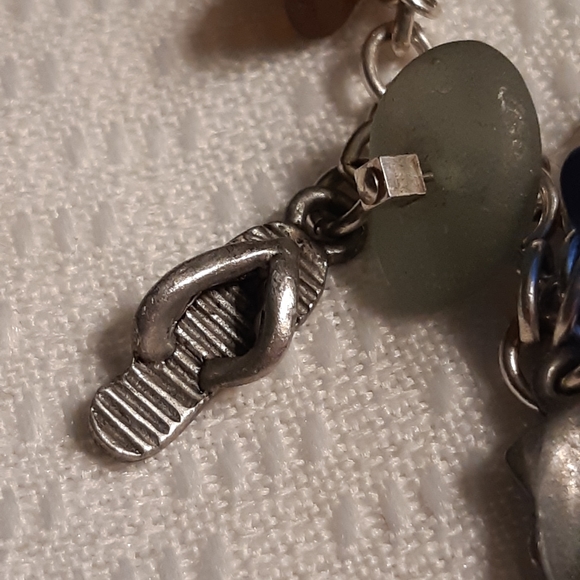 Sterling Beach Charms Bracelet - Picture 2 of 9